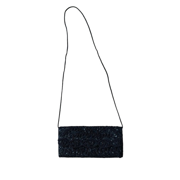 Vintage Beaded Clutch Crossbody Purse - Picture 1 of 7
